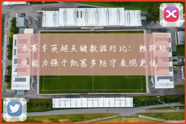 本赛季英超关键数据对比：赖斯助攻能力强于凯塞多防守表现更佳
