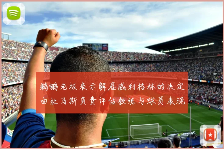 鹈鹕老板表示解雇威利格林的决定由杜马斯负责评估教练与球员表现